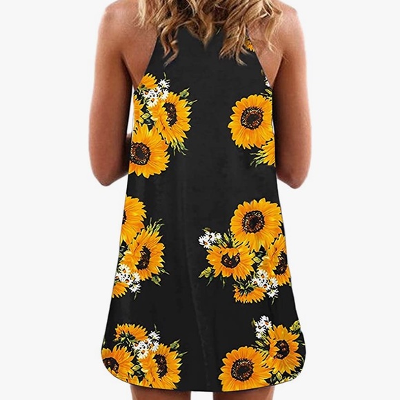 NWOT Black Sunflower Halter Dress 🌻 - Picture 6 of 6